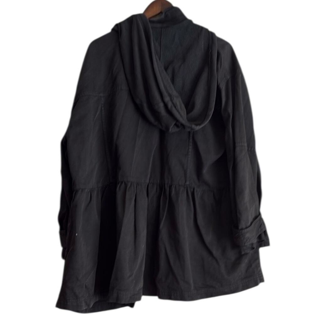 Free People Nocturne Cotton Parka Jacket Hooded Sz M - Picture 7 of 8